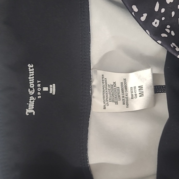 Like new Juicy Couture sport excercise or casual top and bottom matching set. - Picture 9 of 9